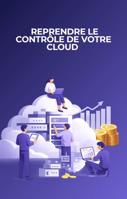 Illustration de l'ebook pilotage. cloud sur comment rendre enfin visible la valeur business derrière les investissements cloud